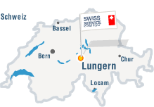 mapa švýcarska